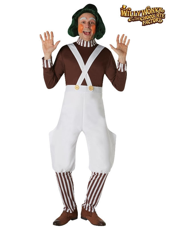 oompa loompa charlie and the chocolate factory deluxe adult costume sunbury costumes