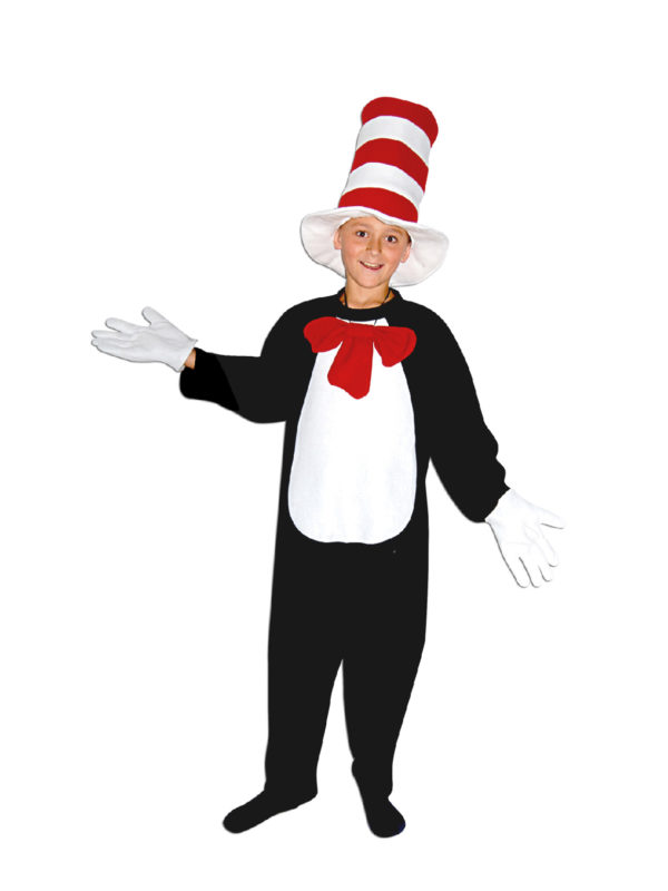 dr suess cat in the hat costume child onesie