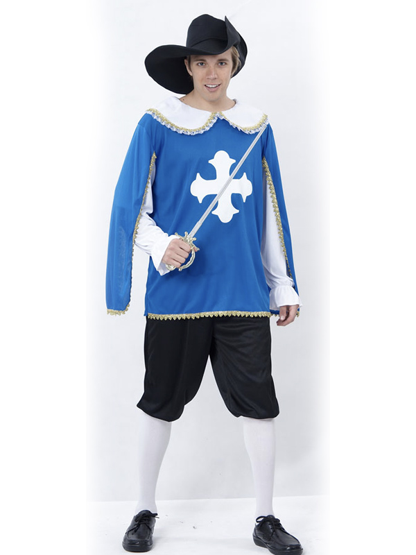 musketeer blue musketeer blue adult classic mens lucida costume sunbury costumes