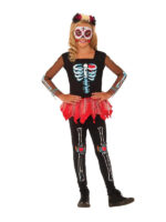 scared to the bone day of the dead halloween girls costume sunbury costumes