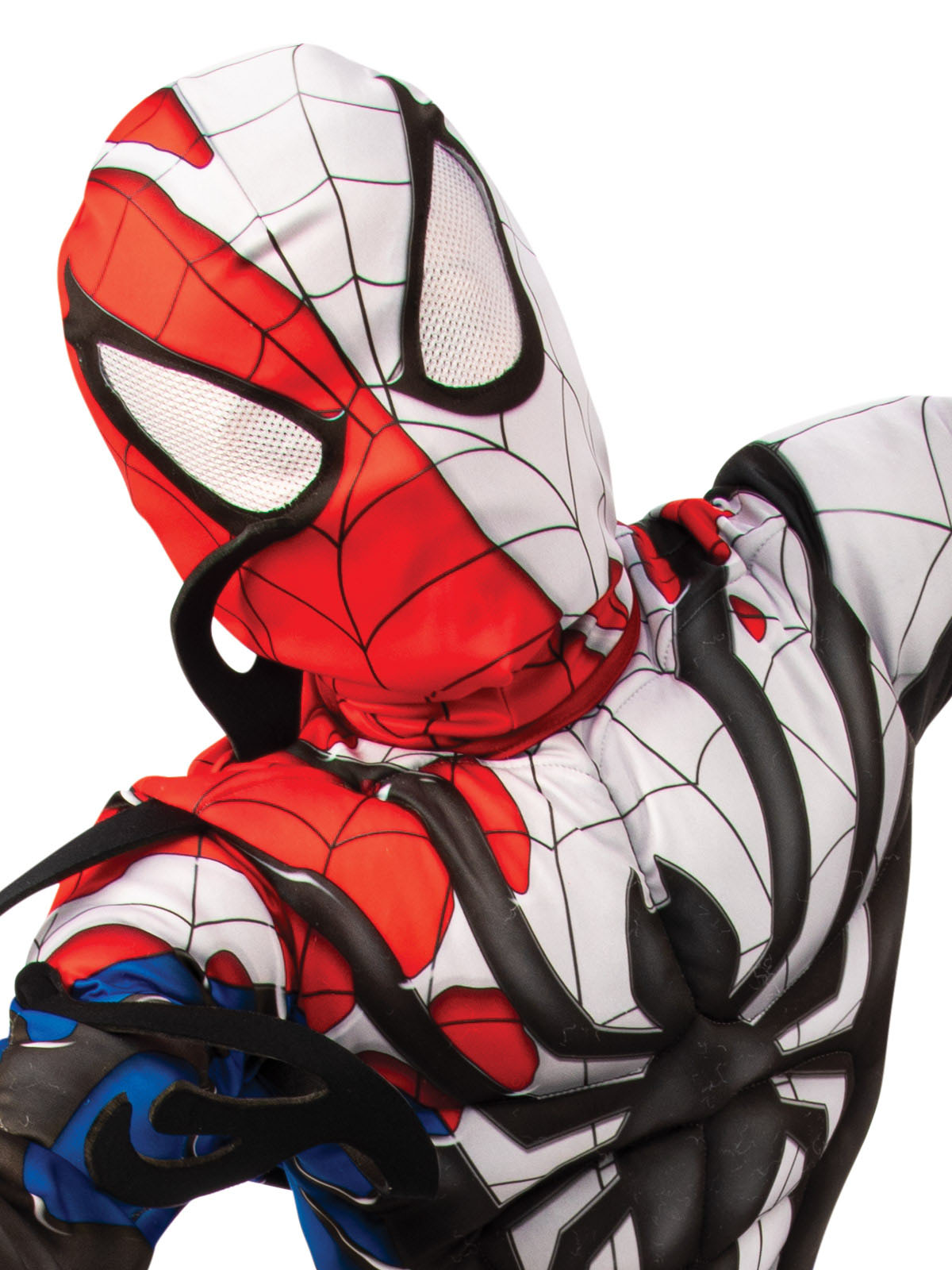 Marvel Venomized Spider-Man Muscle Chest Child Kids Halloween Costume