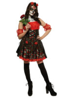 red rose day of the dead halloween ladies costume sunbury costumes