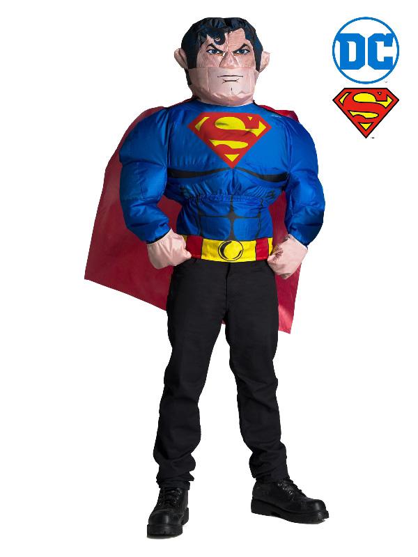 superman inflatable costume top sunbury costumes