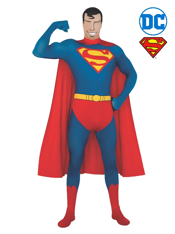 superman 2nd skin dc adult costume sunbury costumes