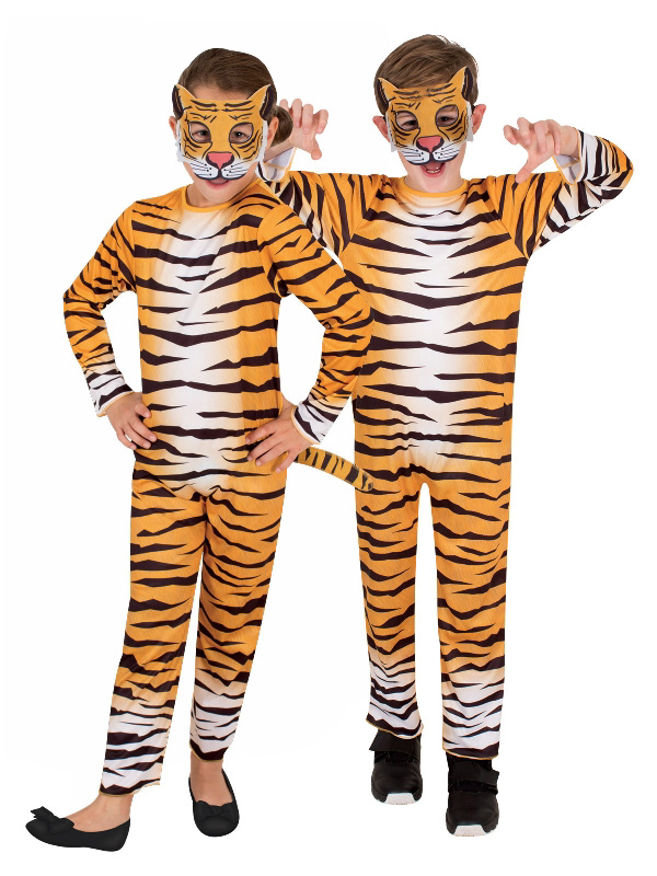 tiger child costume animal jungle jumpsuit book week sunbury costumes