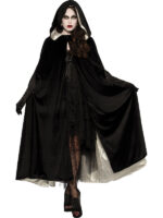 velvet cape reversible black and white halloween costume sunbury costumes