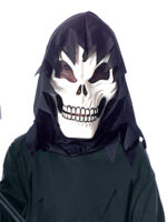 skeleton costume halloween moulded mask sunbury costumes