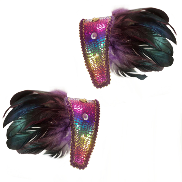 feather shoulder pads accessories sunbury costumes