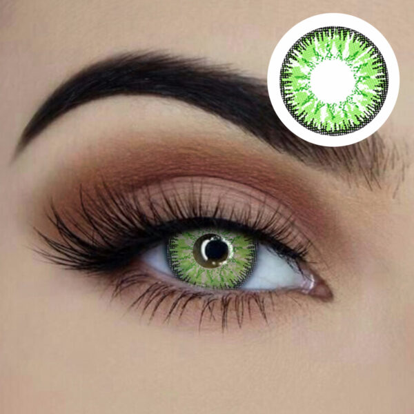gemstone green coloured contact lenses 12 month disposable starry eyed sunbury costumes