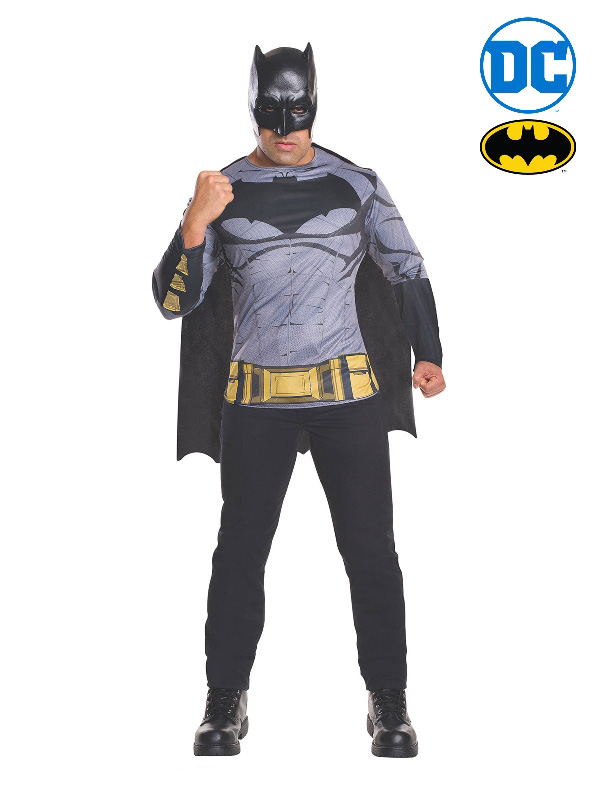 batman costume top tee digital print long sleeve movie superhero adult sunbury costumes