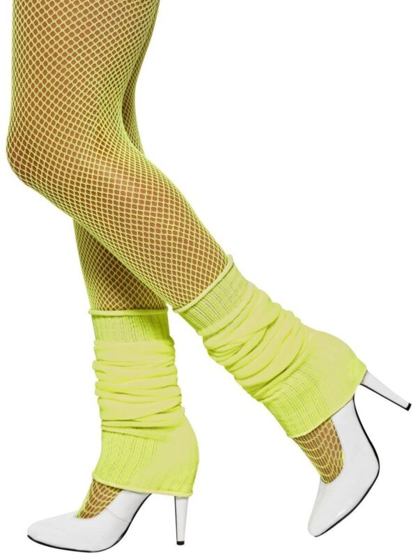 neon yellow leg warmers 80s accessories sunbury costumes