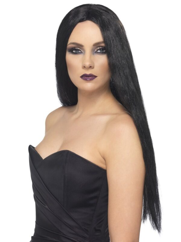 long black straight witch wig halloween accessories sunbury costumes