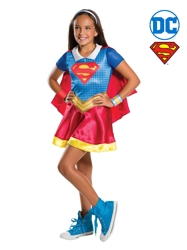 supergirl dc child costume girls superhero sunbury costumes