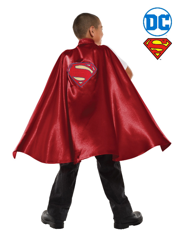 superman dc satin cape superhero accessories sunbury costumes