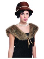 1920's instant costume kit ladies hat stole sunbury costumes