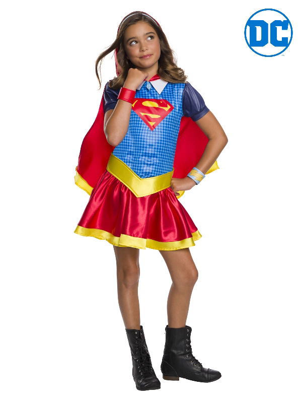 supergirl dc girls hoodie costume child superhero sunbury costumes