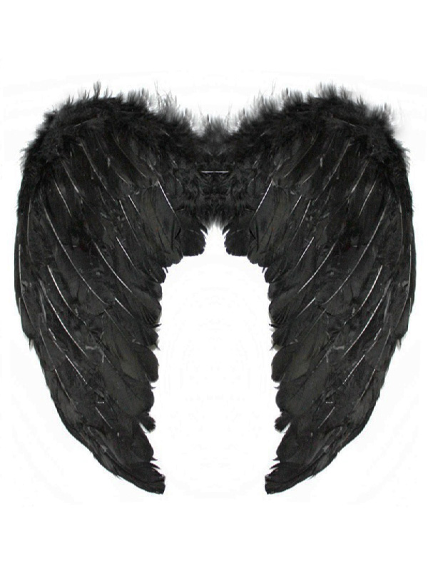 small black angel wings feathered sunbury costumes