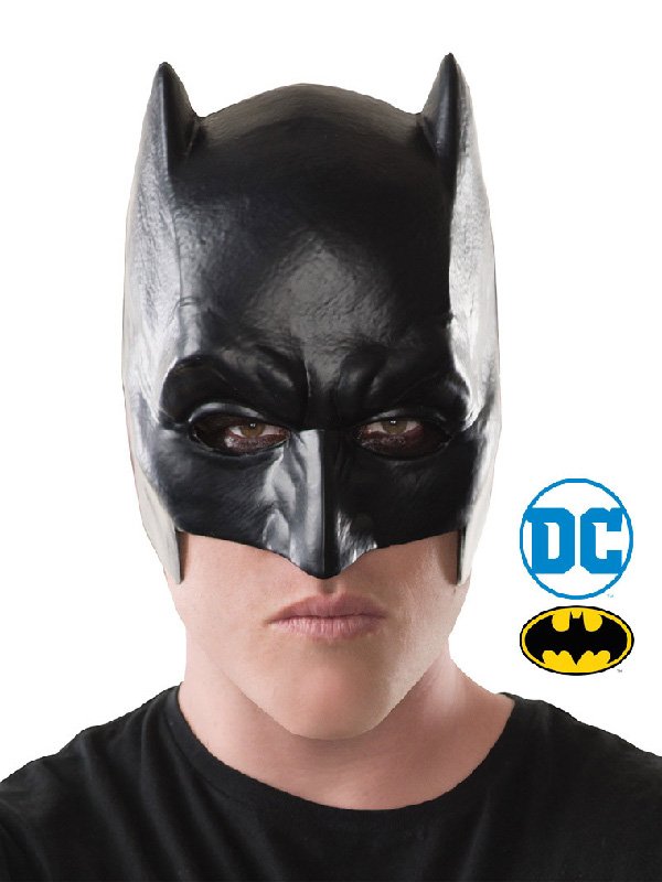 batman half mask adult dc comics sunbury costumes