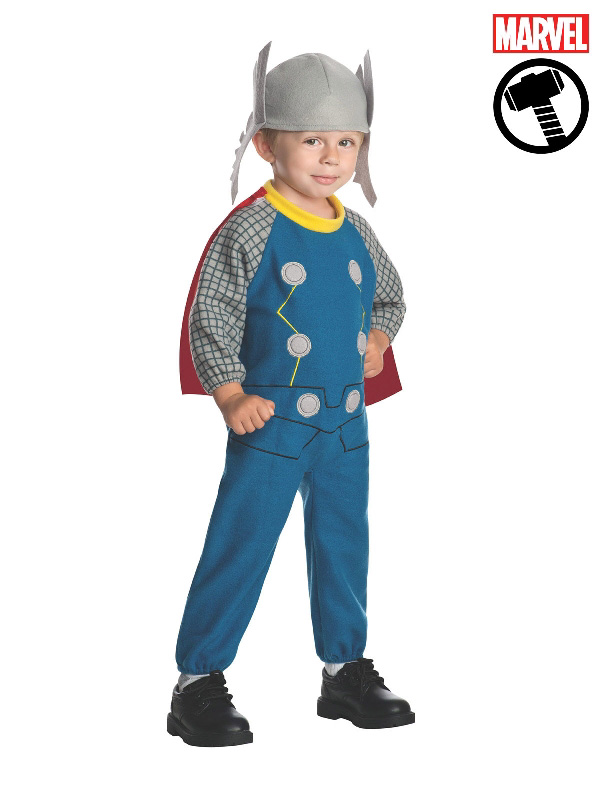 thor toddler superheroes marvel jumpsuit costume sunbury costumes