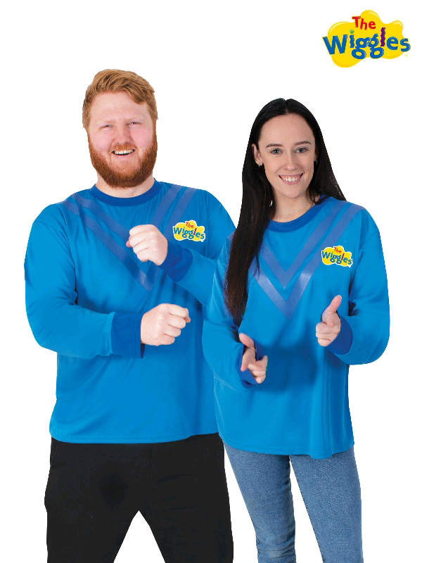 blue wiggle costume top the wiggles adult characters sunbury costumes