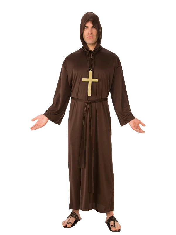 medieval monk costume brown robe sunbury costumes