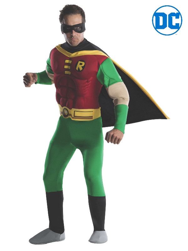 robin muscle chest super hero adult mens sunbury costume