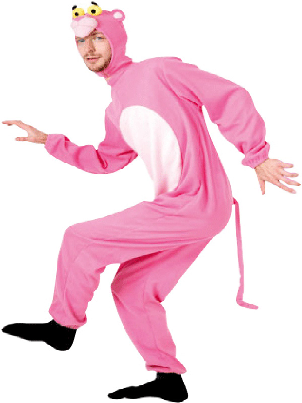 pink panther cat onesie costume adult sunbury costumes