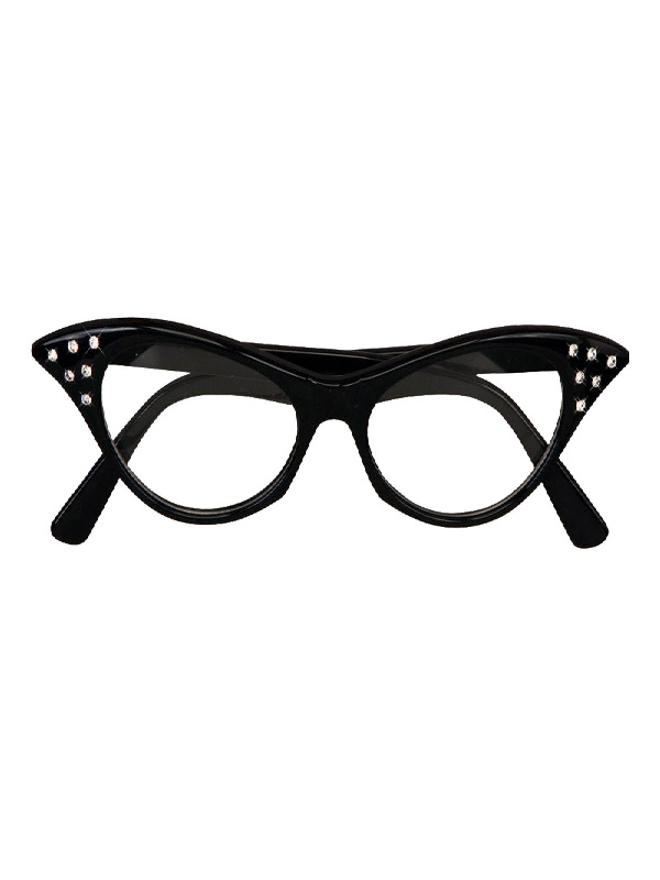 50s rhinestone black glasses accessories sunbury costumes