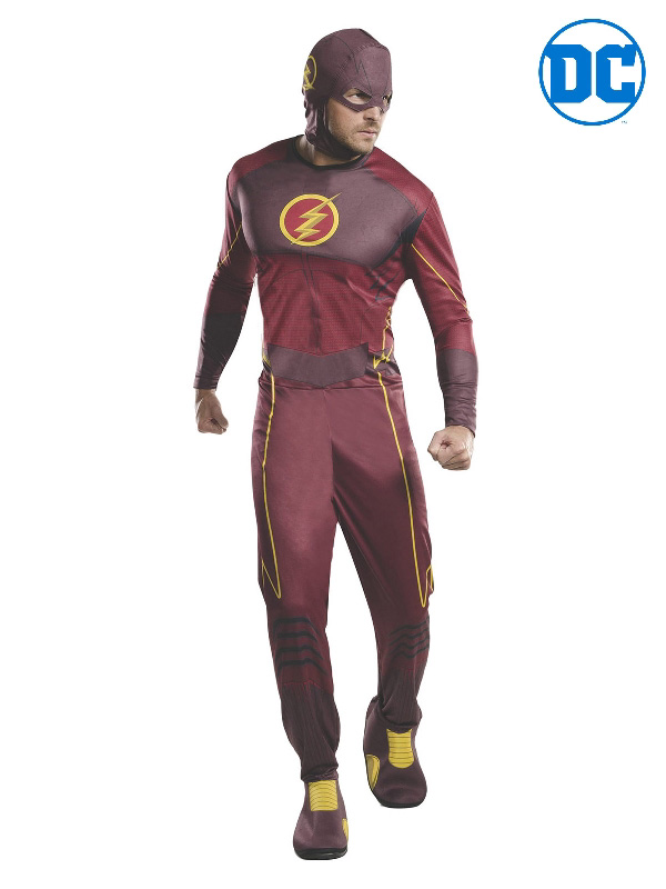 the flash adult costume dc movie characters superheroes sunbury costumes