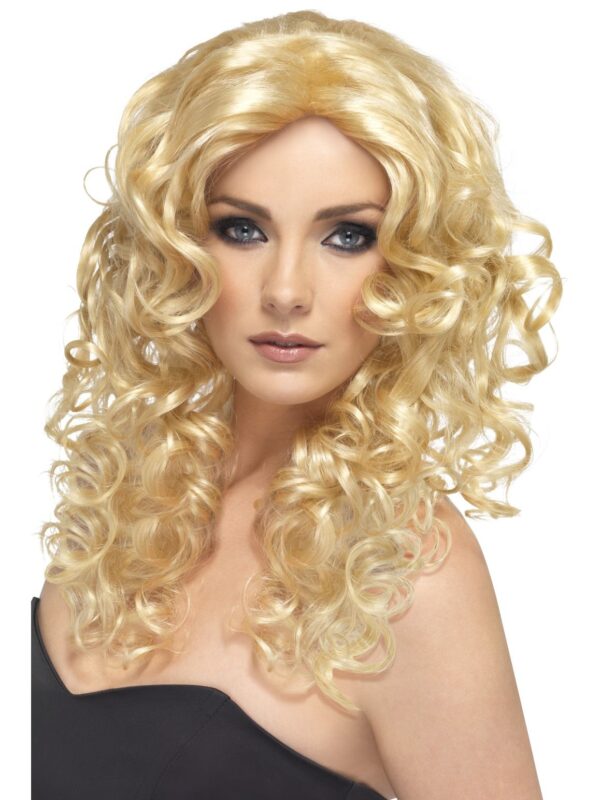blonde long glamour wig sunbury costumes