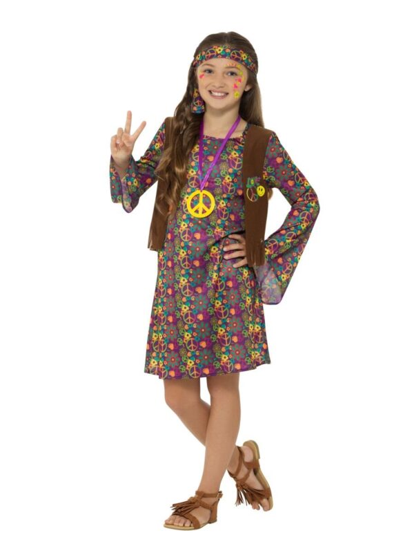 hippie girl costume 60's decades sunbury costumes