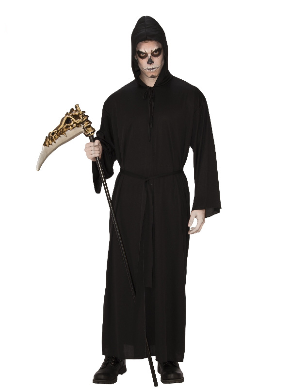 black hooded robe adult costume halloween sunbury costumes