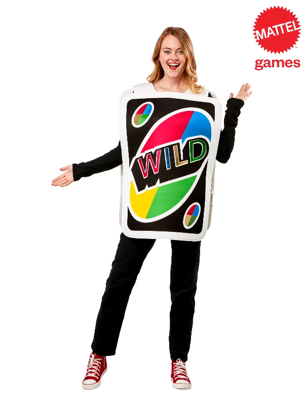 uno wild card mattel novelty costume unisex sunbury costumes