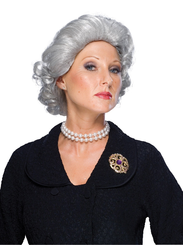 the queen grey adult wig sunbury costumes
