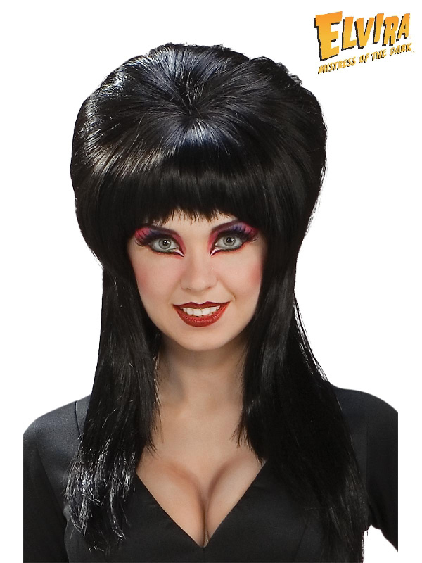 elvira black wig mistress of the dark halloween accessories sunbury costumes