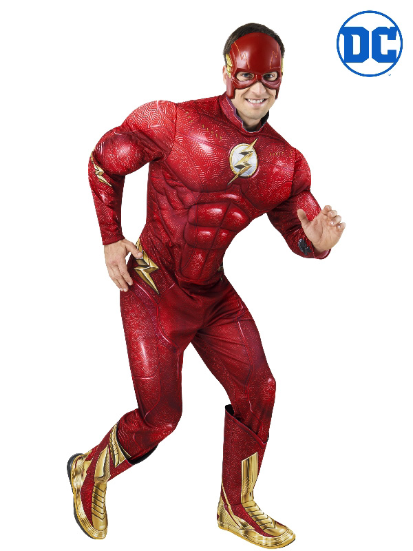 the flash adult costume dc comics superhero characters sunbury costumes