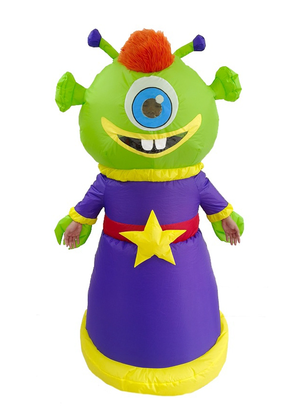 alien inflatable costume adult novelty characters sunbury costumes