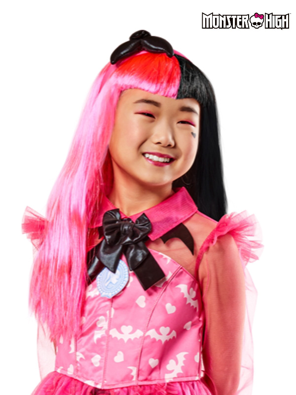 draculaura child wig monster high characters tv show sunbury costumes