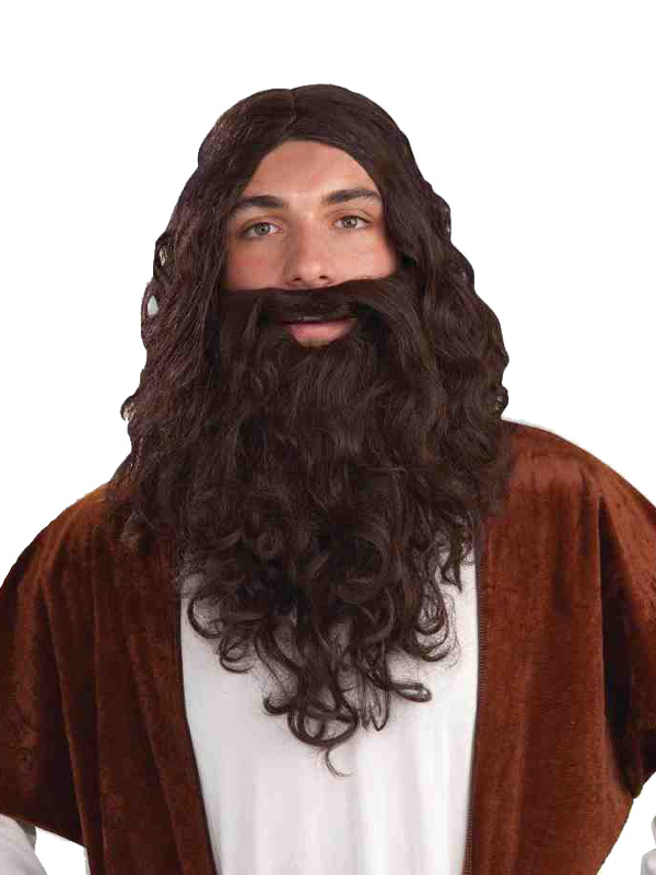 brown wig and beard set biblical sunbury costumes