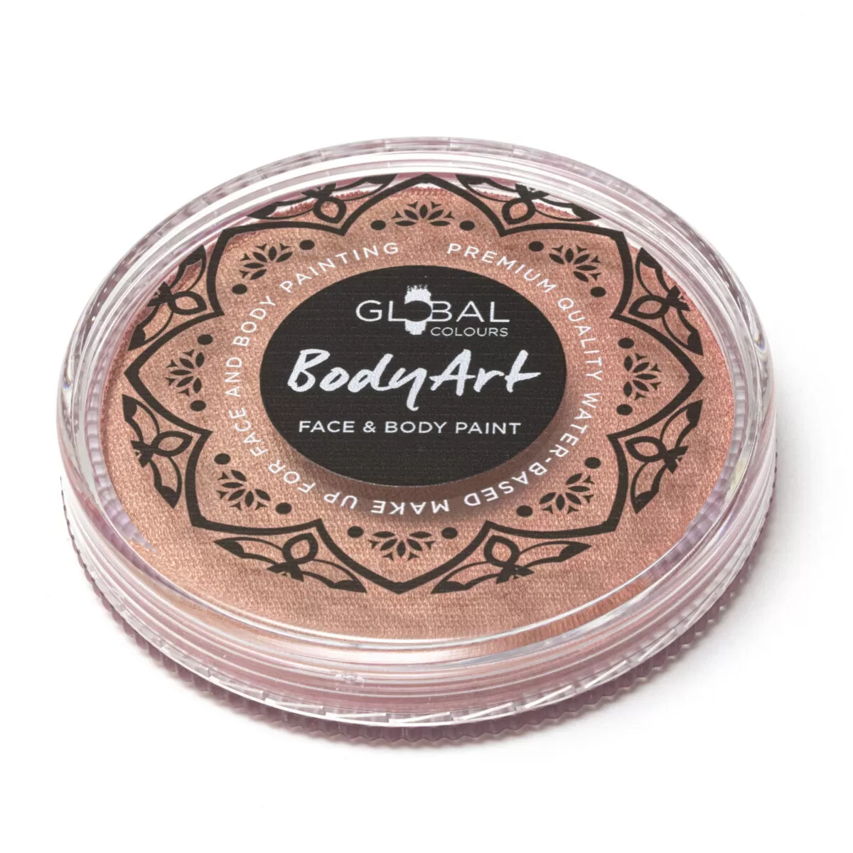 metallic rose gold global colours body art cake 32g sunbury costumes